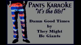 They Might Be Giants - Damn Good Times [karaoke]