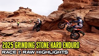 AMATEUR RAW HIGHLIGHTS | 2025 Grinding Stone Hard Enduro Race 1