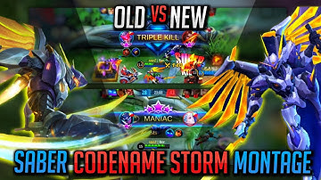 OLD VERSUS REVAMPED LEGENDARY SABER CODENAME STORM MONTAGE | Creynium