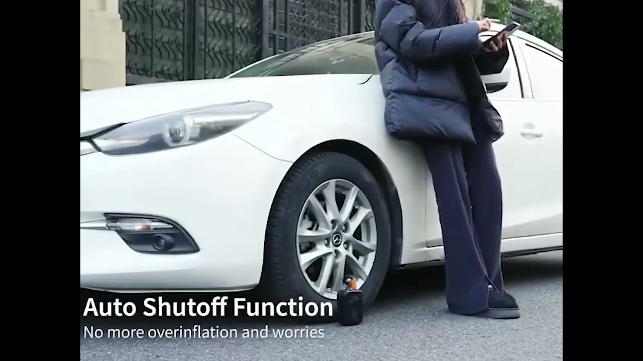 1pc Car Wireless Air Pump 150PSI Portable Electric Tire Inflation For Car