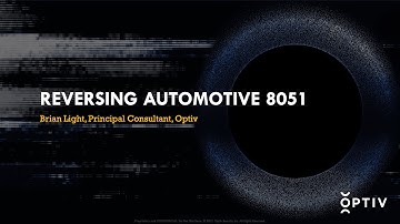 Source Zero Con: Reversing Automotive 8051