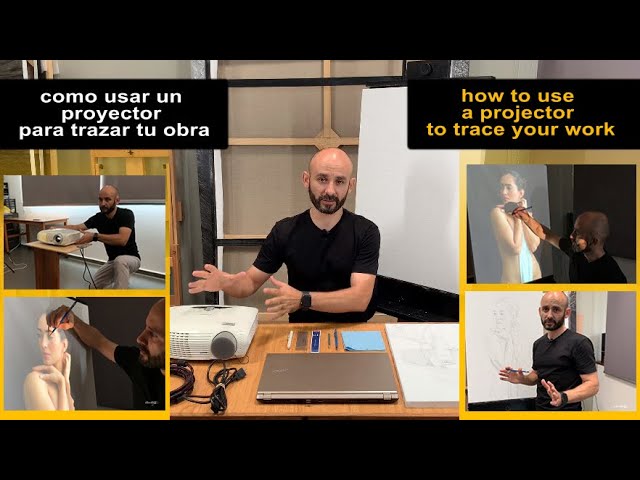 teaser como usar un proyector para trazar tu obra / how to use a projector  to trace your work 
