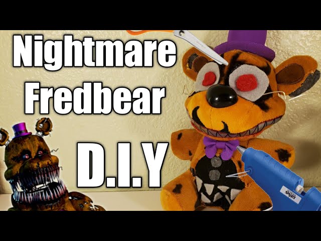 Nightmare Fredbear Furry Custom Full Body Wearable Parts with