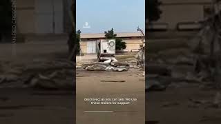 Red Crescent supply warehouse attacked in southwest Iran | AJ #shorts