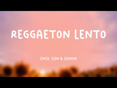 Reggaetón Lento -