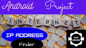 Android IP Address Finder | Android Project | Beginners Project