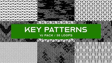 Key Patterns || VJ Loops Pack