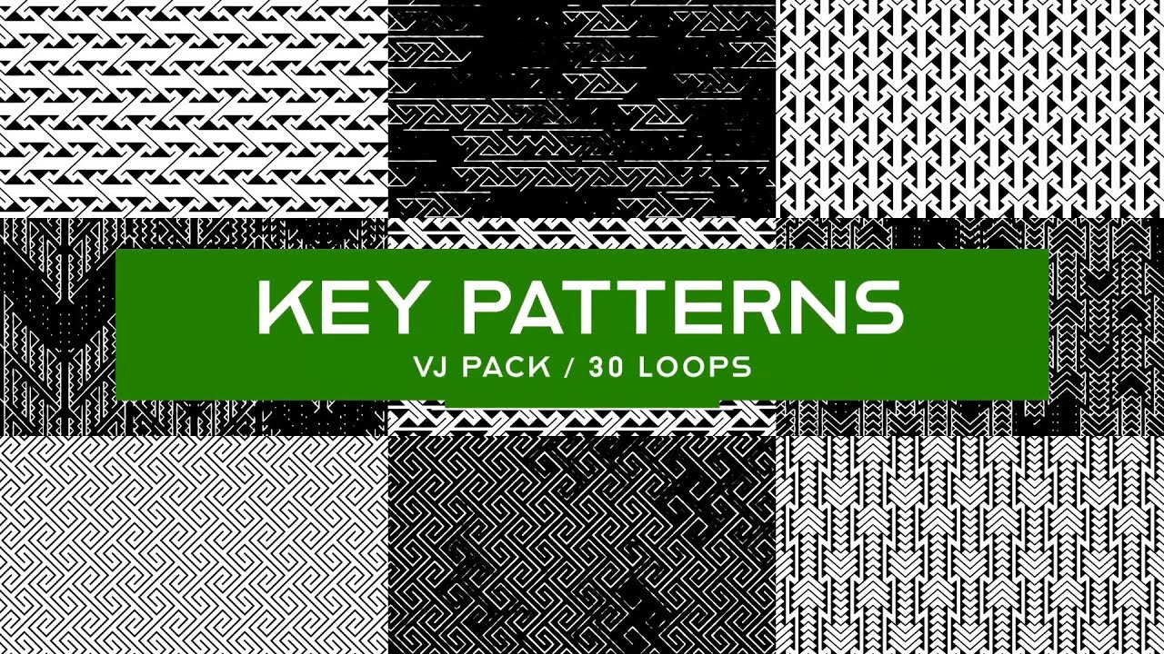 Key Patterns || VJ Loops Pack - YouTube