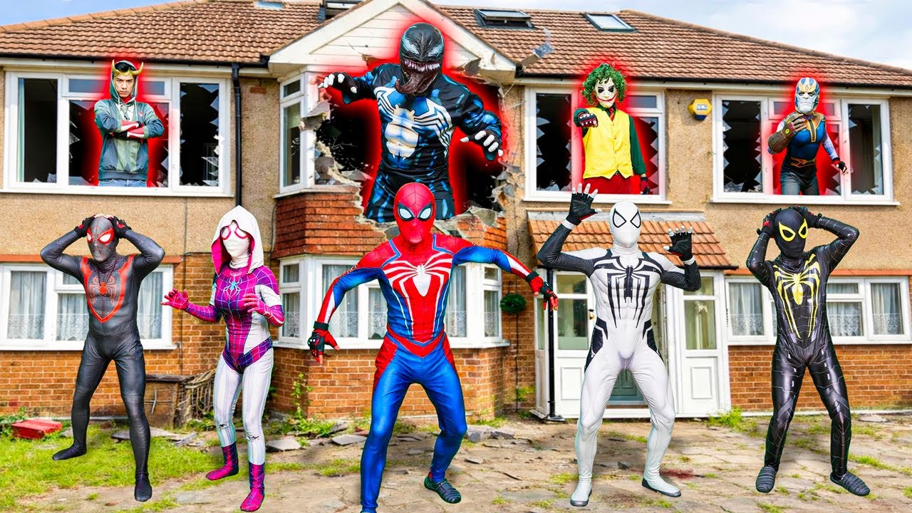 Nhện Đỏ Và Lớp Huấn Luyện Bí Mật Khiến 3 Siêu Nhân Nhện Trở Nên Mạnh Mẽ || Tổng Hợp Video Hành Động