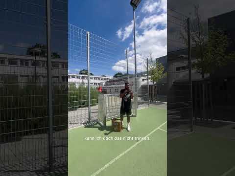 Sprudelwasser am Spielfeldrand…