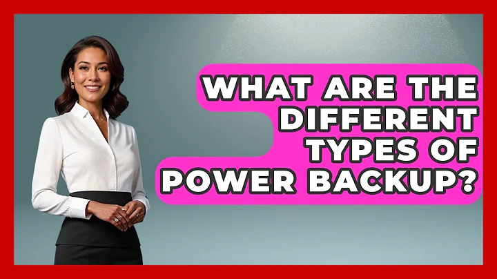 What Are The Different Types Of Power Backup? - NextGen Viewing and Audio