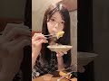 坂下真心が食べるだけの動画【お好み焼き】