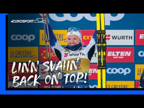 LINN SVAHN BACK ON TOP   FIS World Cup CrossCountry Tour de Ski 