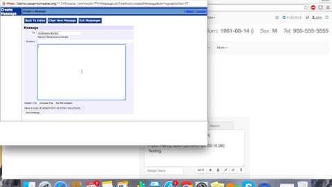 Oscar 15 Sending Secure Message to PHR