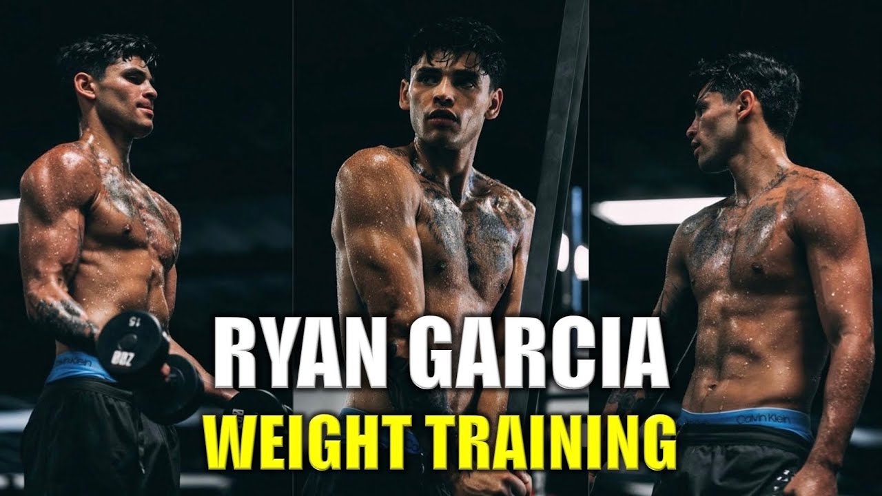 Ryan Garcia Lifting Weights for Muscle & Power YouTube