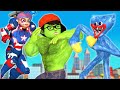 Scary Stranger 3D - NickHulk and Tani Ironman vs Huggy Wuggy Poppy Playtime Animation