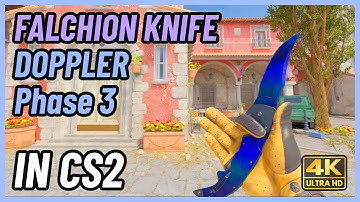 ★ CS2 Falchion Knife Doppler (Phase 3) | CS2 Knife In-Game Showcase [4K]