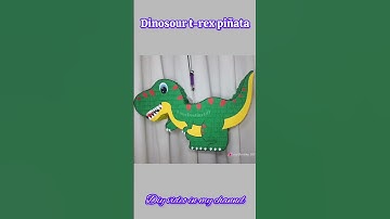 #dinosour #trex #trexdinosaur #piñata #comohacer #diycrafts #diyprojects #pasoapaso #lourdestinydiy