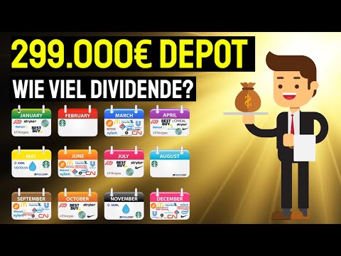 So viel Dividende zahlt mein 299.000 Aktien Depot ??