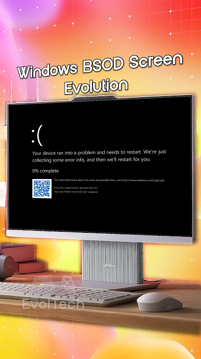 Windows Blue Screen of Death Evolution (1985 - 2025)