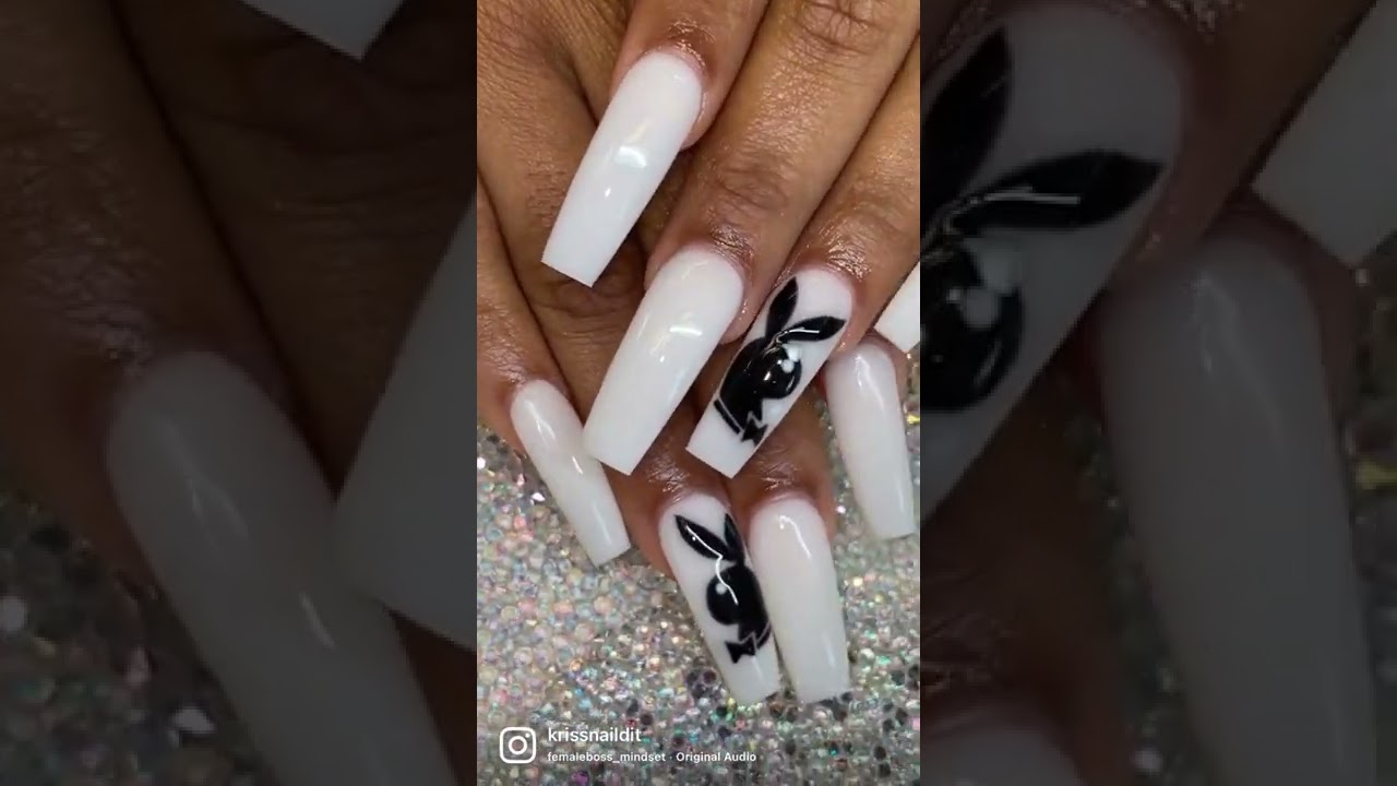 SUN NAILS & SPA - Playboy acrylic nails design | Facebook