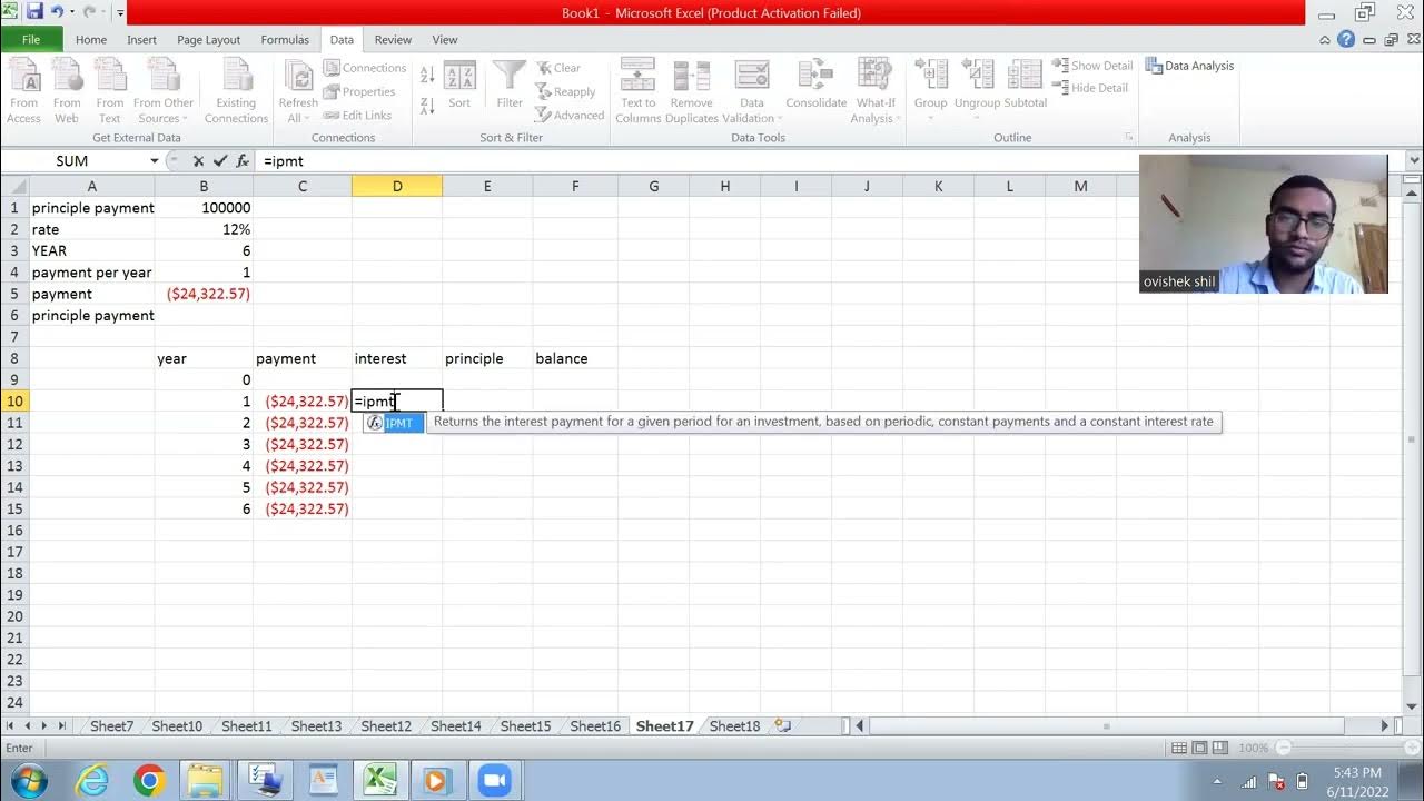 Loan Amortization Schedule YouTube