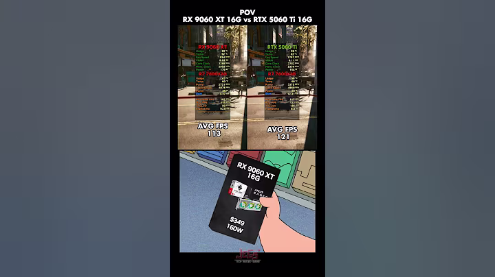 POV: RX 9060 XT 16G or RTX 5060 Ti 16G? #rtx5060ti16g #rx9060xt #memes #gpu #benchmark #pcmr