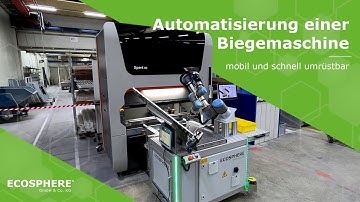 Prozessautomation einer Biegemaschine – mobil und umrüstbar