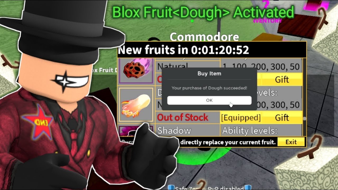 Dough -> Any permanent fruit or leopard / Qualquer fruta permanente ou  leopard : r/BloxFruitsTrades