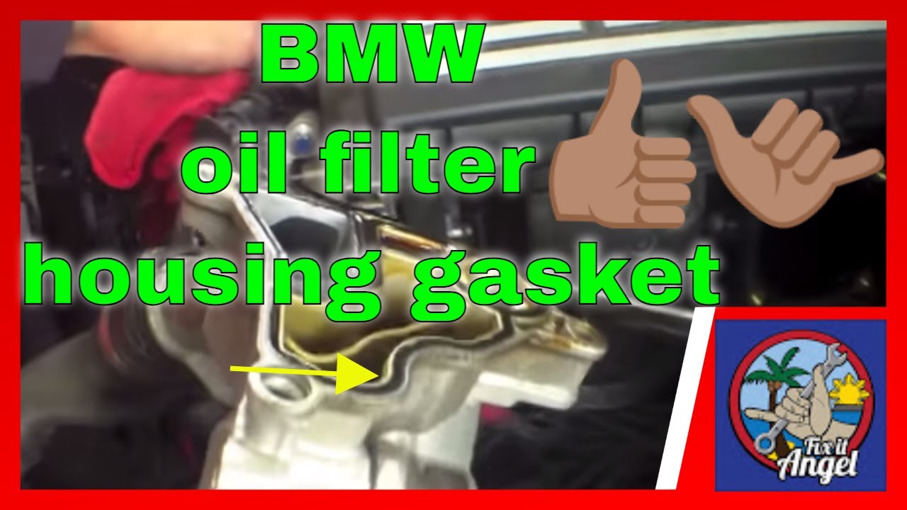 Replace Oil Filter Housing Gasket BMW  3 Series E90   YouTube