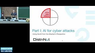 COSIC Course 2026 - Lieven Desmet/Vera Rimmer (DistriNet, KU Leuven) - Cybersecurity and AI