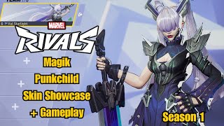 Magik | Punkchild Skin Showcase | Marvel Rivals Gameplay | Season 1 #eternalnightfalls