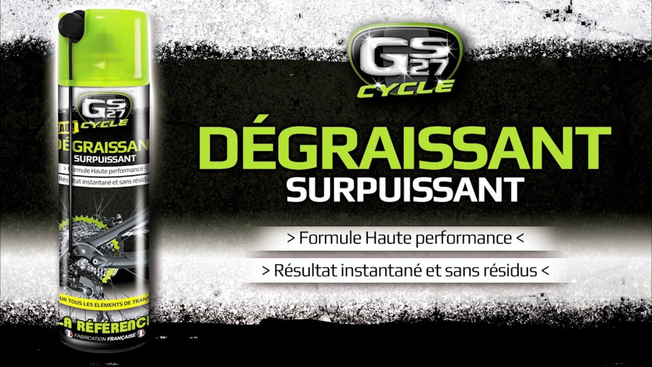 Spray dégraissant chaîne moto surpuissant GS27 - Eboutique