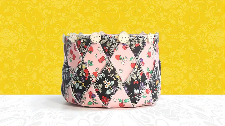 Magic Woven Spiral Storage Basket Tutorial