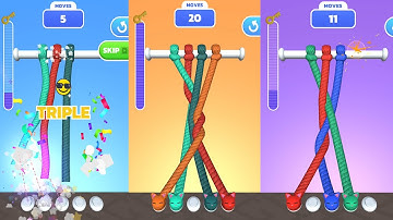 Tangle Master 3D - Gameplay Walkthrough Level 201 202 203 204 205 .... 225 226 227 228 229 230