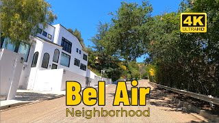 Driving Bel Air Neighborhood in Los Angeles | California USA [4K UHD 60fps]