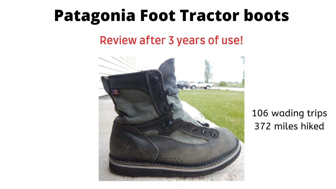 Patagonia Danner Foot Tractor wading boots 3 yr review