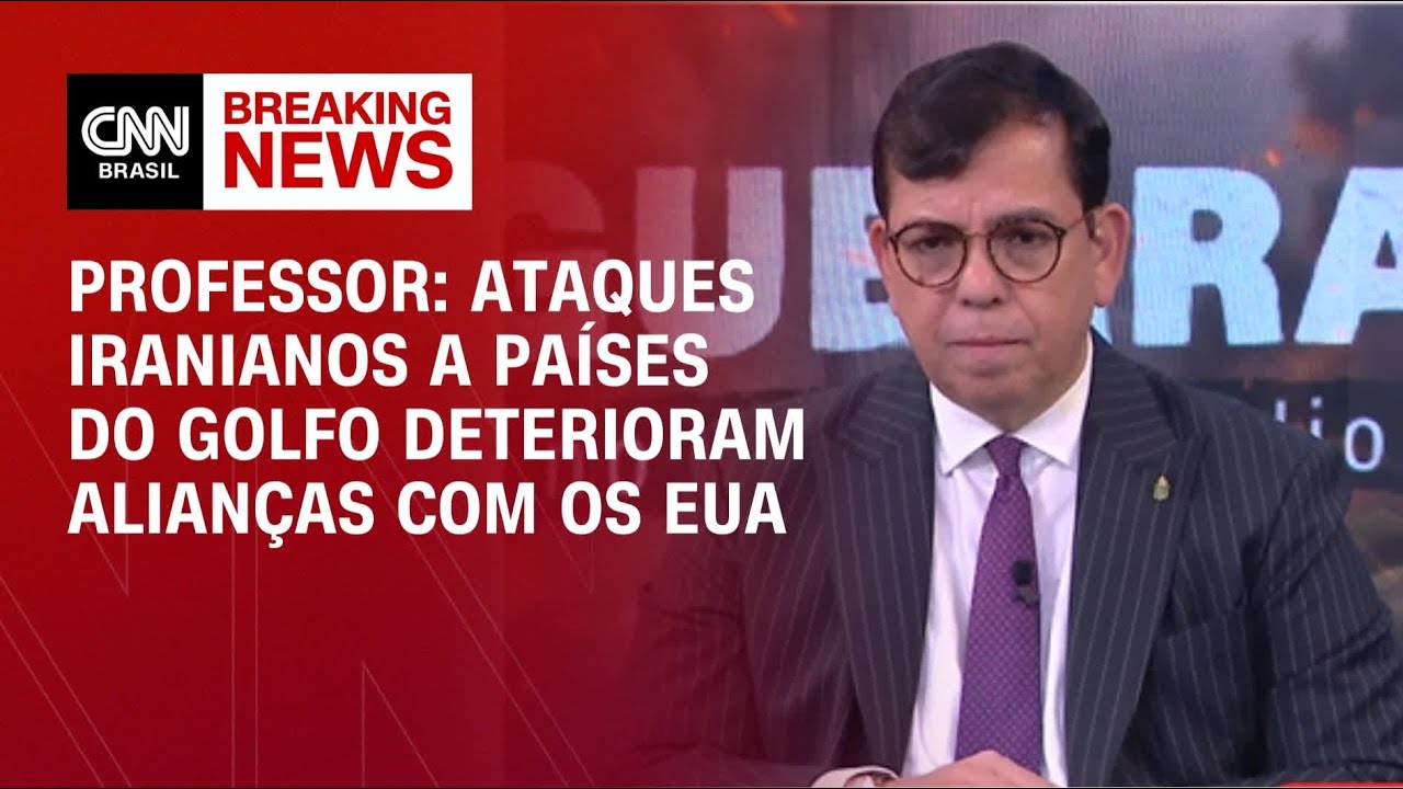 Ataques iranianos a países do Golfo deterioram alianças com os EUA, diz professor | ESPECIAL GUERRA