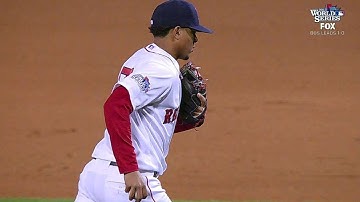 Xander dives at third to snare line drive