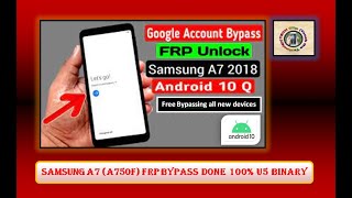 Samsung A7 (A750f) frp  bypass FREE 100% android 10 with U5 binary | Hindi/Urdu | TECH City