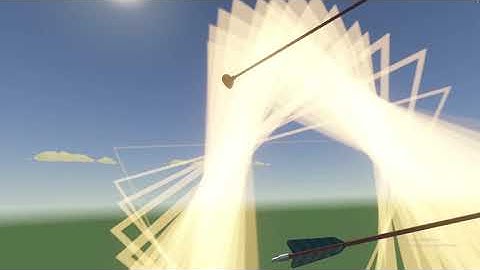 Making Shapes In Rec Room using a bow and an RC car