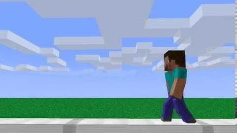 walk n run template -A Mineimator Animation-