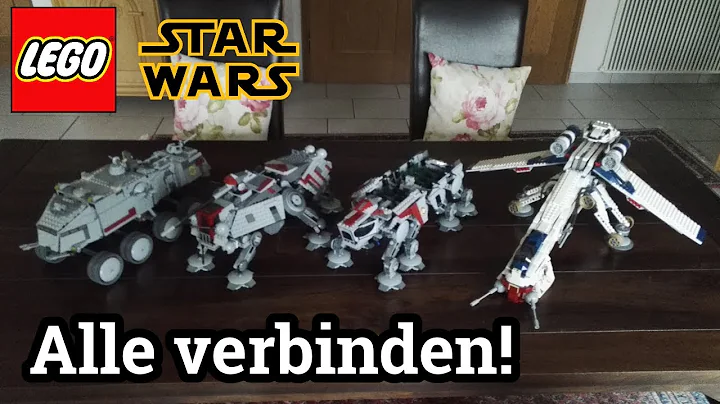 Lego Star Wars The Clone Wars Sammlung: Kombiniere Republic Gunship, AT-TE, Turbo Tank & AT-OT!