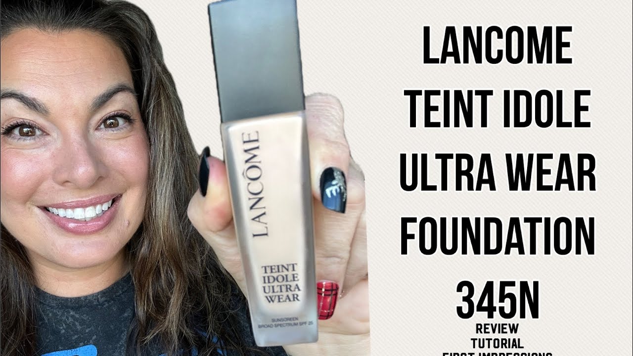 Lancome Teint Idole Ultra Wear foundation - 345N - review, tutorial, first impressions #lancome
