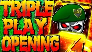 *NEW* "TRIPLE PLAY" SUPPLY DROP OPENING BLACK OPS 3! - FREE COD BO3 DLC WEAPON BRIBE SUPPLY DROPS!!