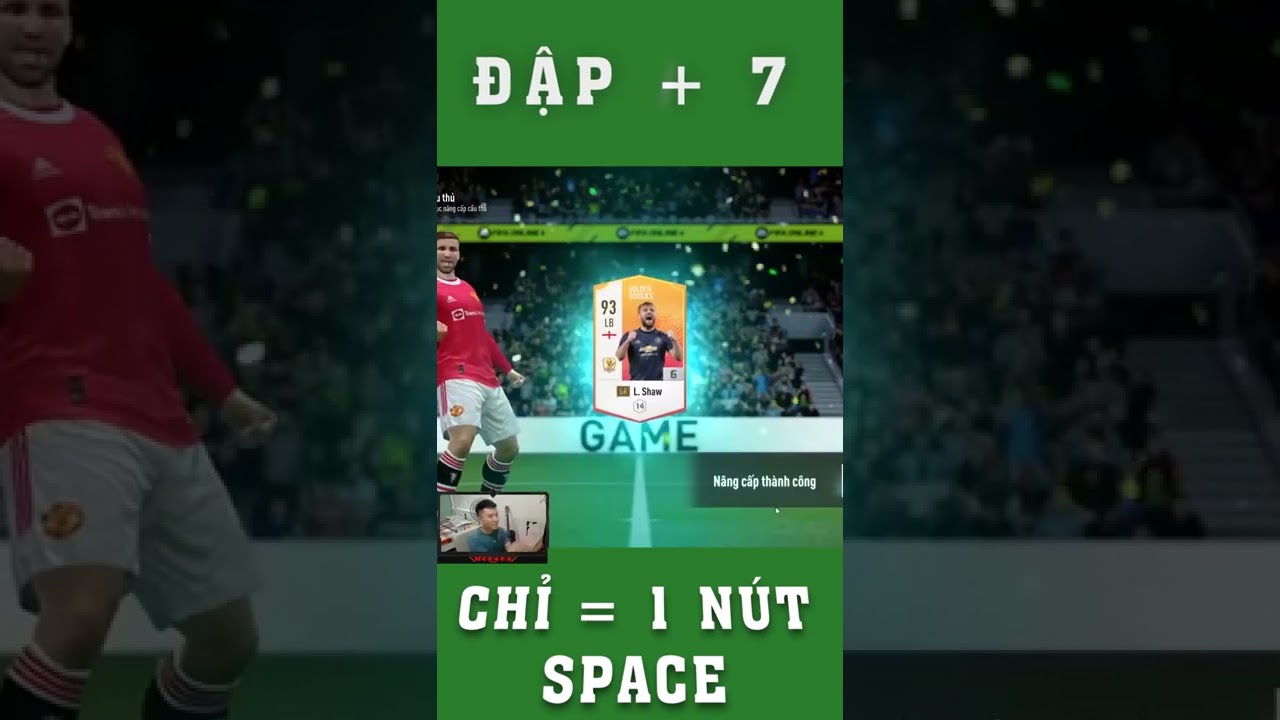 Khi bạn đập thẻ chỉ bằng 1 nút SPACE | Fifa Online 4 (FO4) | Hcpapa Gaming #shorts
