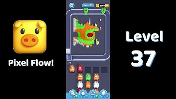 🎮 Pixel Flow Level 37 Walkthrough 💥 | SolutionGuruji