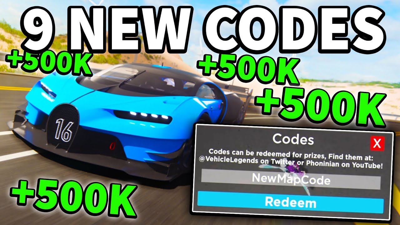 *NEW* WORKING ALL CODES FOR Vehicle Legends IN DECEMBER! ROBLOX Vehicle ...