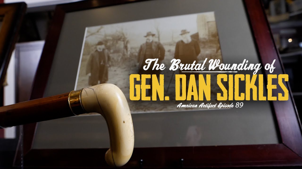 Жестокое ранение генерала Дэна Сиклса при Геттисберге | Американский артефакт, эпизод 89