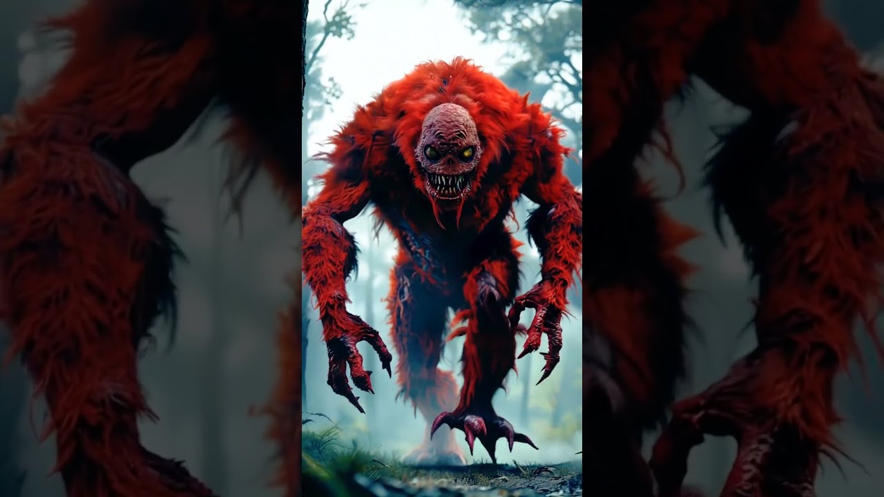 The Red Haired Giant Beast Emerges Pure Sci Fi Terror Unleashed Results Are Shocking 